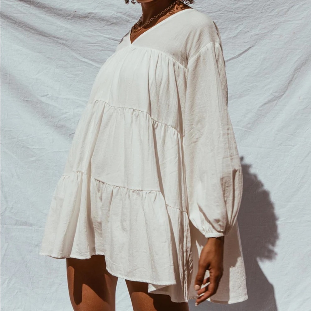 Aries mini dress white